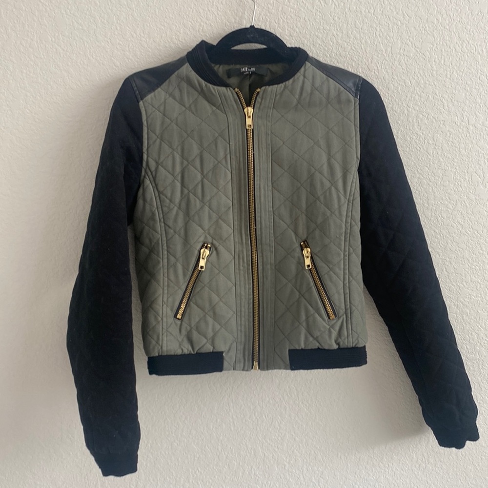 Fate by LFD Green Bomber Jacket